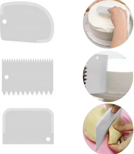 Tres espátulas decorativas