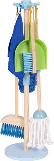 Soporte de madera estable con ganchos