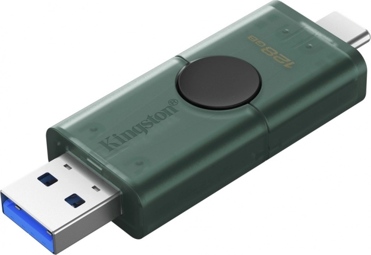 Dos conectores: USB‑A y USB‑C en uno