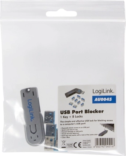 Protección física de puertos USB