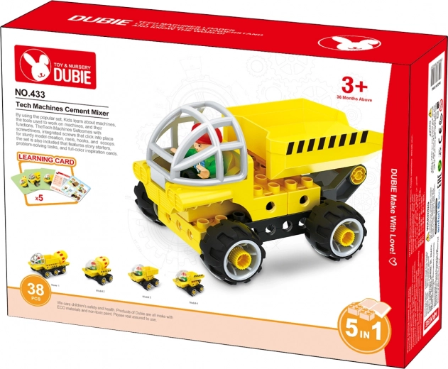 Construye 5 vehículos de obra diferentes