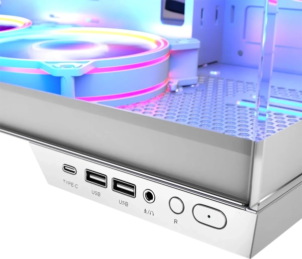 USB‑C y controlador ARGB integrado