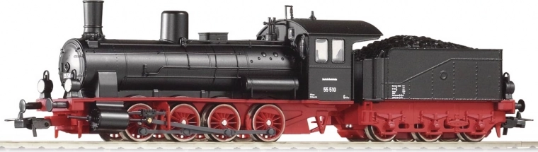 Auténtica locomotora de vapor BR 55 con detalles finos