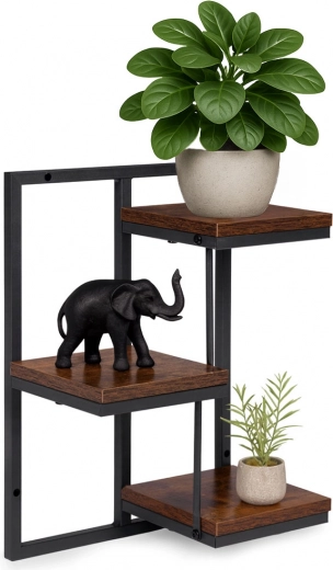 Diseño de tres niveles para una exhibición ordenada