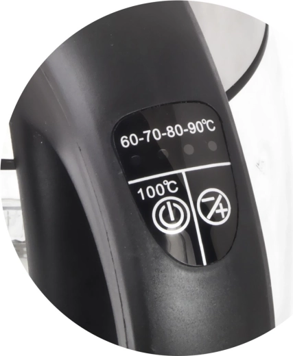 Control preciso de temperatura 60–100 °C