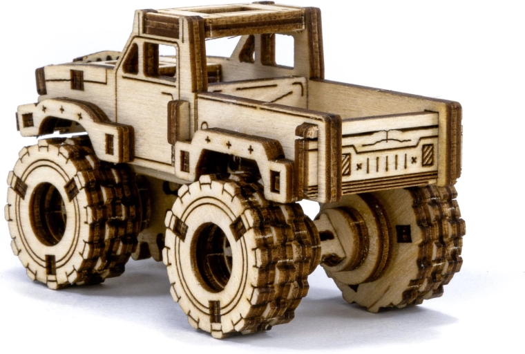 Aspecto auténtico de monster truck