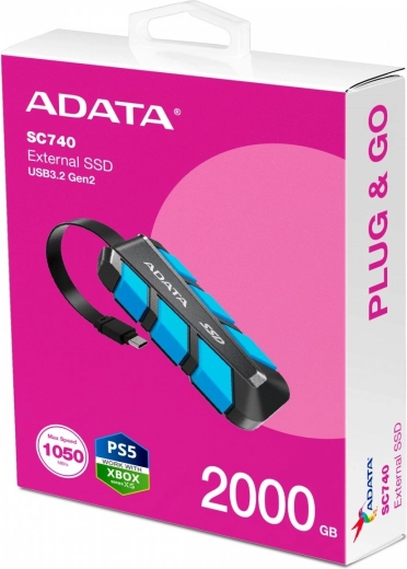 Velocidad de hasta 1050/1000 MB/s con USB 3.2 Gen 2