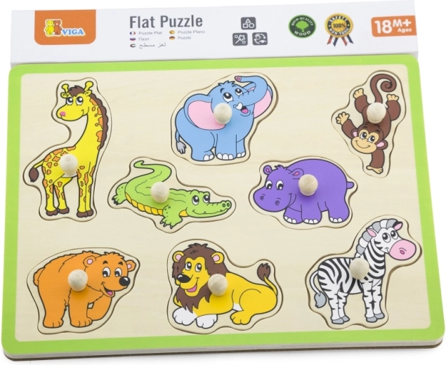 Animales coloridos de la jungla que entretienen