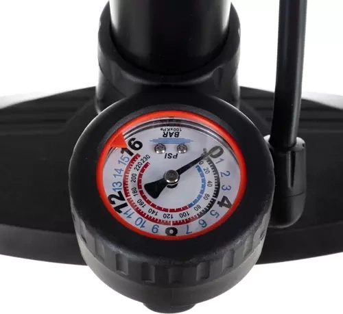 Manómetro integrado para un inflado preciso