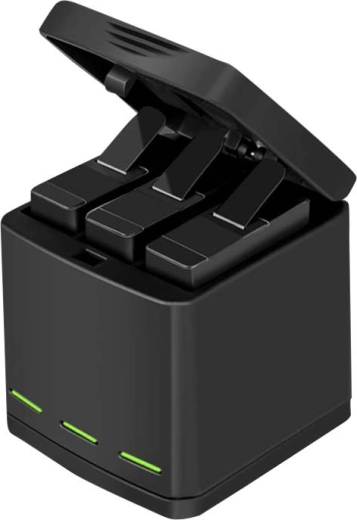 Carga eficiente de tres baterías