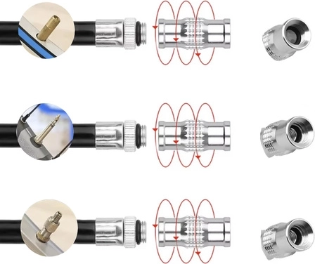 Válvula universal Presta/Schrader
