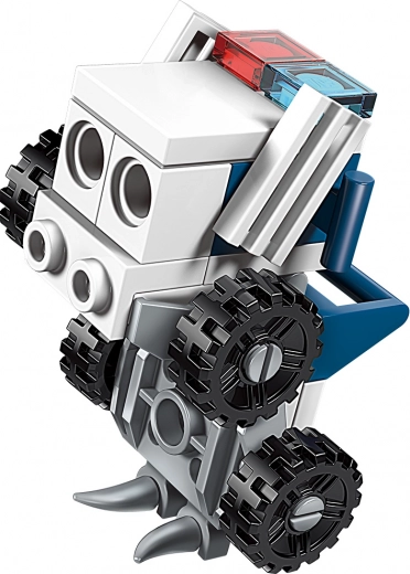 Divertido robot policía