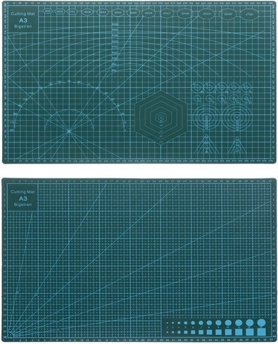 Rejillas y líneas auxiliares a doble cara