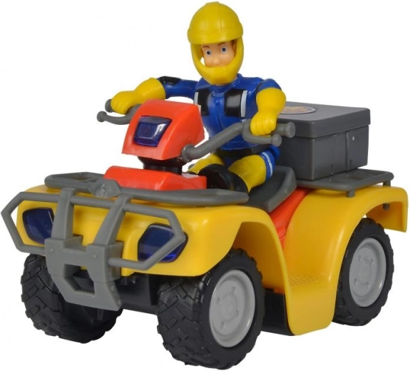Figura de bombero lista para el servicio