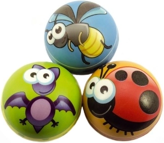 Tiernos motivos de animalitos en colores vivos