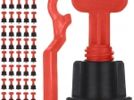 Sistema Maxy para nivelación de revestimientos y baldosas: 50 clips + llave