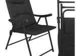 Silla de camping plegable TRIZAND 59 × 70 × 91 cm, acolchada