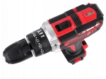 Taladro/atornillador inalámbrico 18 V con maletín, 2× baterías e iluminación LED