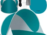 Tienda de playa autoarmable 190 × 120 × 86 cm TRIZAND