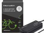 Cargador Qoltec para batería de bicicleta eléctrica de 36 V, 42 V, 2 A, 5,5 × 2,5 mm