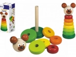 DETOA pirámide de madera oso