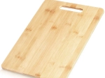 Tabla de cortar de bambú con asa 35,5 × 25,5 cm