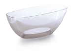 Plato ovalado transparente para orquídeas 36 cm COUBI