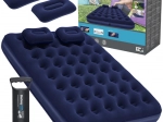 Bestway colchón inflable de terciopelo Queen 203 × 152 cm con bomba y almohadas