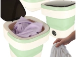 Mini lavadora de viaje plegable de 12 l verde