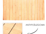 Alfombrilla de baño de bambú Haití 50 × 80 cm