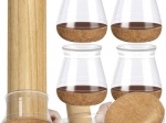 Fundas de silicona para patas de sillas con fieltro 13–23 mm, juego de 4 uds RUHHY