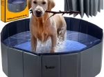 Piscina plegable para perros PURLOV 100 × 30 cm