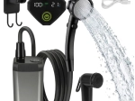 Ducha portátil a batería 6000 mAh TRIZAND con bomba sumergible y USB-C