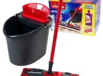 Vileda Ultramax, set de fregona y cubo con escurridor