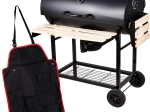 Parrilla de jardín tipo barril CURRON BigBend GM2020 con funda protectora