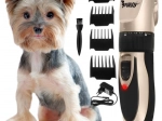 Cortapelos para perros Purlov – set inalámbrico silencioso con peines guía