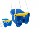 Columpio infantil Baby de plástico con barra de seguridad