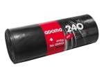 Bolsas de basura resistentes 240 l, negras, 120 × 145 cm (10 uds.)