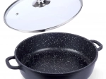 Sartén de granito con tapa de vidrio GRANDE 28 cm