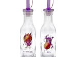 Botellas de vidrio para aceite y vinagre TORO 180 ml – lavanda, 2 uds.