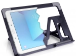 Soporte ajustable para tablet, negro, plegable 26 × 18,5 cm