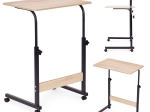 Mesa móvil para portátil junto al sillón en acabado roble claro ModernHome