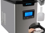 Máquina de hielo con pantalla LCD, temporizador y autolimpieza