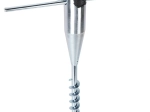 Tornillo de anclaje metálico para sombrilla de jardín 56 cm