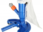 Aspiradora manual para piscina y estanque con bolsa reutilizable