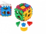 Cubo encajable de plástico 12 × 12 cm en malla