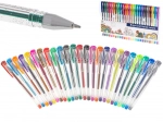 Bolígrafos de gel de colores con purpurina – set de 25 uds.