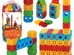 Juego de construcción Waffle 170 piezas en bolsa