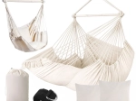 Silla colgante 2 en 1 boho beige Gardlov