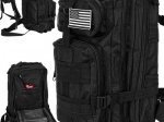 Mochila táctica de senderismo 26 l – negra